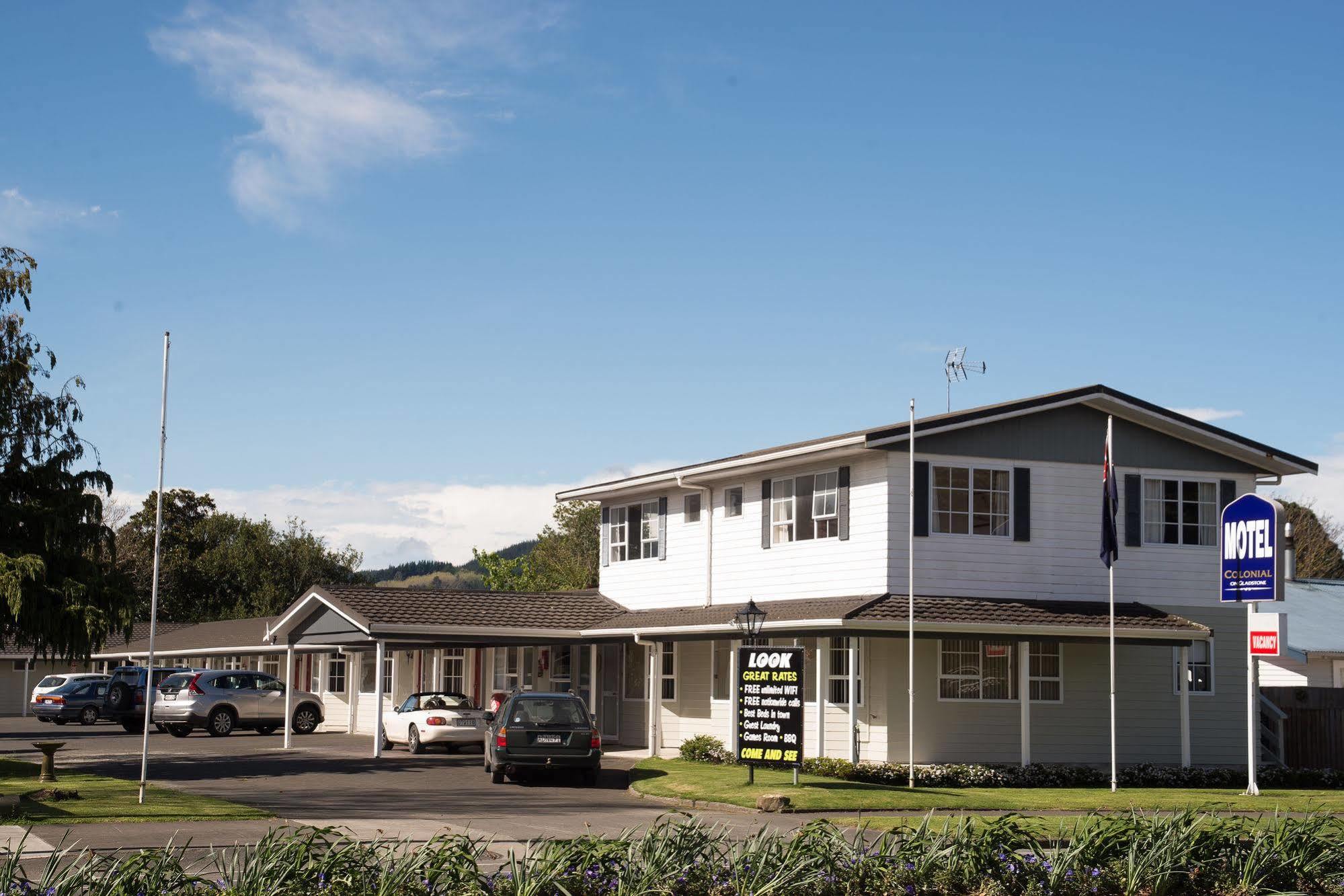 Colonial On Gladstone Motel Gisborne Dış mekan fotoğraf